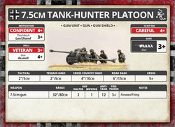 Flames of War: German 7.5cm Tank-Hunter Platoon (Mid War) (ONLINE ORDER ONLY)