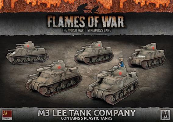 Flames of War: Soviet M3 Lee Tank Company (Mid War) (ONLINE ORDER ONLY)