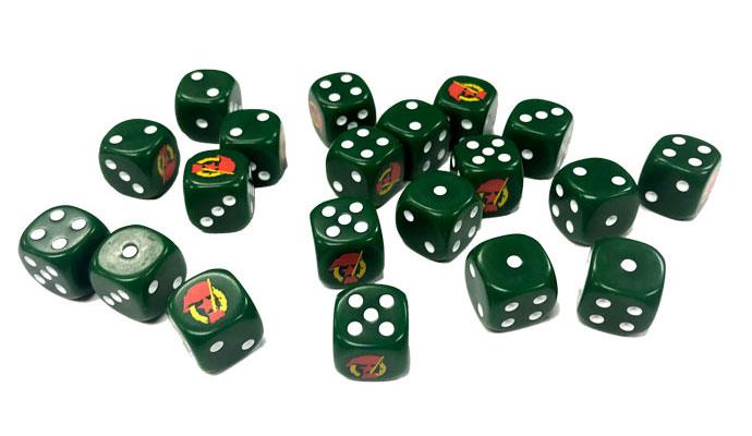 Flames of War: Soviet Guards Dice (x20) (Late War) (ONLINE ORDER ONLY)