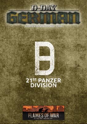 Flames of War: D-Day - German 21st Panzer Division (ONLINE ORDER ONLY)