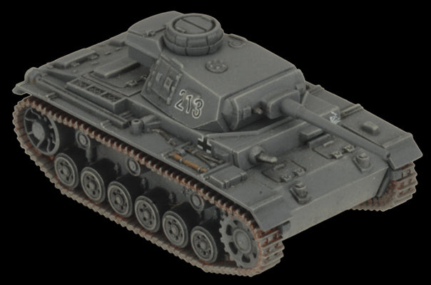 Flames of War: German Panzer III Tank Platoon (Mid War) (ONLINE ORDER ONLY)
