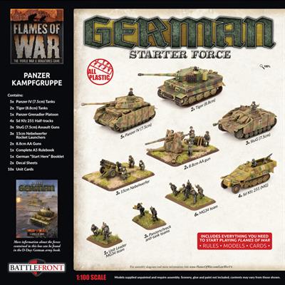 Flames of War: German Panzer Kampgruppe Army (Late War) (ONLINE ORDER ONLY)
