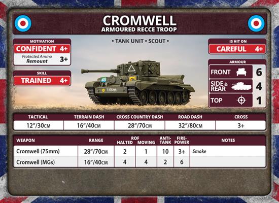 Flames of War: British Cromwell Armoured Troop (Late War) (ONLINE ORDER ONLY)