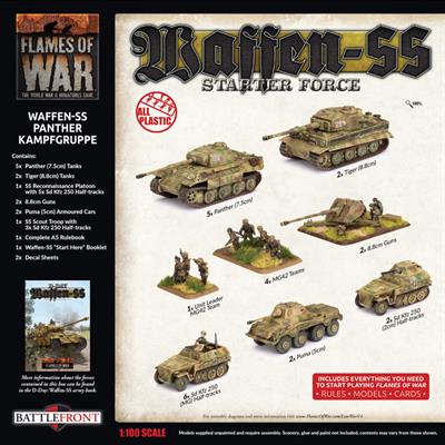 Flames of War: German Waffen-SS Panther Kampgruppe Army (Late War) (ONLINE ORDER ONLY)