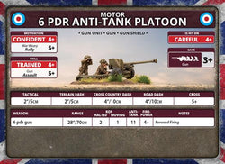 Flames of War: British 6 pdr Anti-tank Platoon (Late War) (ONLINE ORDER ONLY)