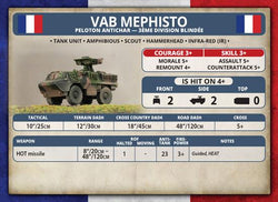 Team Yankee: VAB Mephisto Anti Tank Platoon (ONLINE ORDER ONLY)