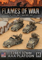 Flames of War: American 28E1 37mm AAA Platoon (Mid War) (ONLINE ORDER ONLY)