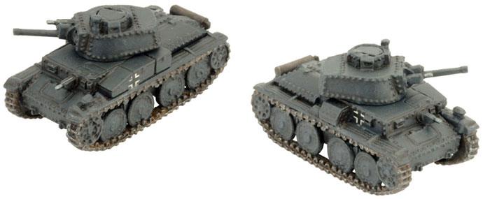 Flames of War: German Panzer 38(t) E/F (Uparmoured)  (Early War) (ONLINE ORDER ONLY)