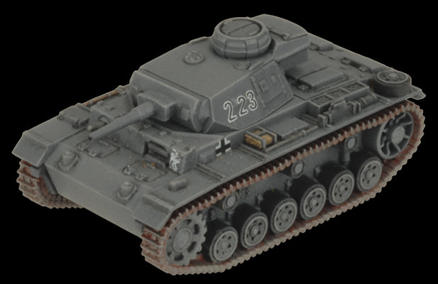Flames of War: German Panzer III Tank Platoon (Mid War) (ONLINE ORDER ONLY)