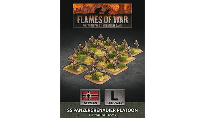 Flames of War: German SS Panzergrenadier Platoon (Late War) (ONLINE ORDER ONLY)