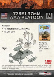 Flames of War: American 28E1 37mm AAA Platoon (Mid War) (ONLINE ORDER ONLY)