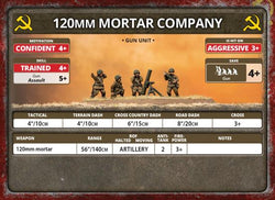 Flames of War: Soviet 82mm and 120mm Mortar Company (Late War) (ONLINE ORDER ONLY)