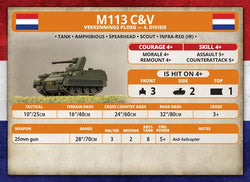 Team Yankee: M113 C&V Reconnaissance Platoon (ONLINE ORDER ONLY)