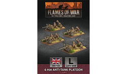 Flames of War: British 6 pdr Anti-tank Platoon (Late War) (ONLINE ORDER ONLY)