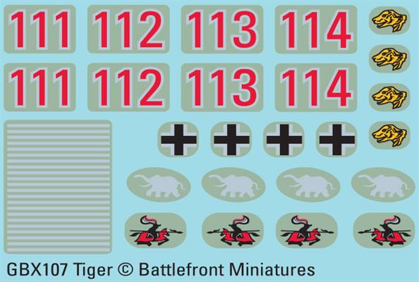 Flames of War: German Tiger Heavy Tank Platoon (Mid War) (ONLINE ORDER ONLY)