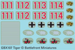 Flames of War: German Tiger Heavy Tank Platoon (Mid War) (ONLINE ORDER ONLY)