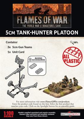 Flames of War: German 5cm Tank Hunter Platoon (Late War) (ONLINE ORDER ONLY)
