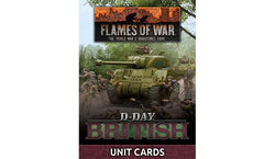Flames of War: D-Day - British Unit Cards (ONLINE ORDER ONLY)
