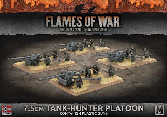 Flames of War: German 7.5cm Tank-Hunter Platoon (Mid War) (ONLINE ORDER ONLY)