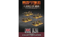 Flames of War: British Airborne 6pdr Anti-tank Platoon (Late War) (ONLINE ORDER ONLY)