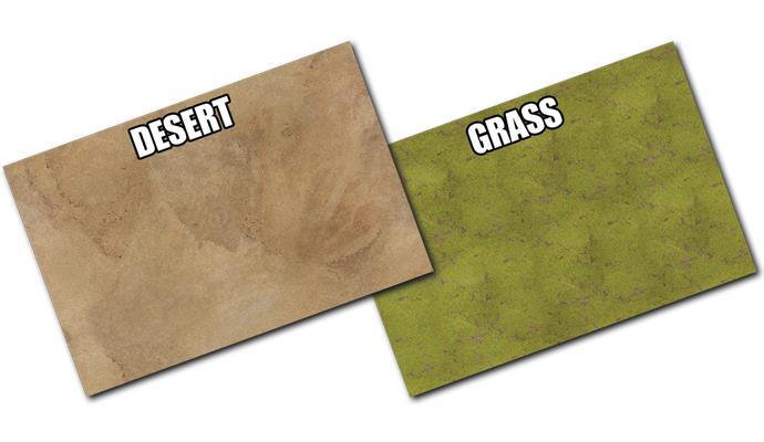 Battlefield in a Box: Gaming Mat - Grassland/Desert (ONLINE ORDER ONLY)