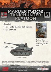 Flames of War: German Marder (7.62cm) Tank-Hunter Platoon (Mid War) (ONLINE ORDER ONLY)