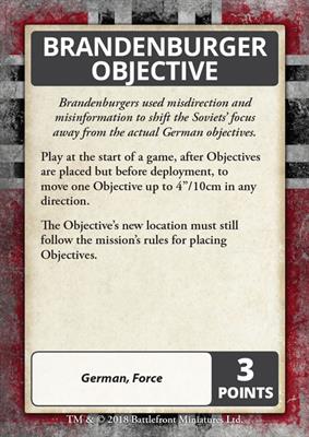 Flames of War: German Iron Cross Command Cards (ONLINE ORDER ONLY)