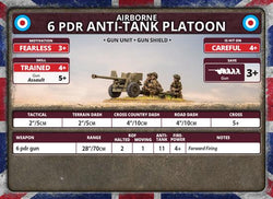 Flames of War: British Airborne 6pdr Anti-tank Platoon (Late War) (ONLINE ORDER ONLY)