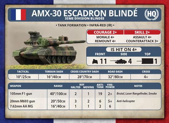 Team Yankee: AMX-30 Tank Platoon (ONLINE ORDER ONLY)