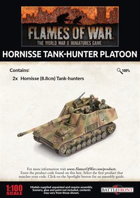 Flames of War: German Hornisse Tank-hunter Platoon (Late War) (ONLINE ORDER ONLY)
