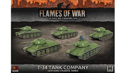 Flames of War: Soviet T-34 Tank Company (Mid War) (ONLINE ORDER ONLY)