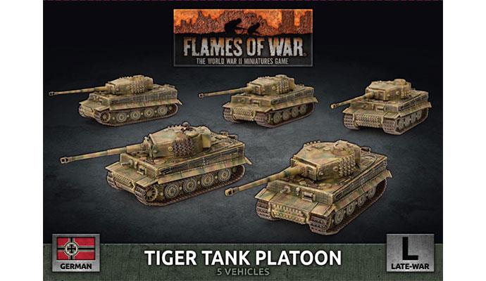Flames of War: German Tiger Tank Platoon (Late War) (ONLINE ORDER ONLY)