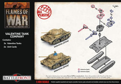 Flames of War: Soviet Valentine Tank Company (Late War) (ONLINE ORDER ONLY)