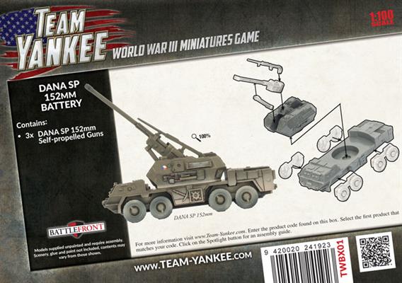 Team Yankee: DANA SP 152mm Artillery Battery (ONLINE ORDER ONLY)