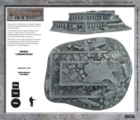 Battlefield in a Box: Gothic Battlefields - Blasted Terrace (ONLINE ORDER ONLY)
