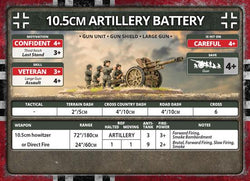 Flames of War: German 10.5cm Artillery Battery (Late War) (ONLINE ORDER ONLY)