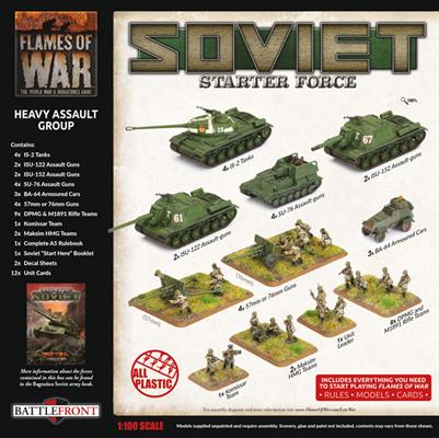 Flames of War: Soviet 'Heavy Assault Group' Army Deal (Late War) (ONLINE ORDER ONLY)