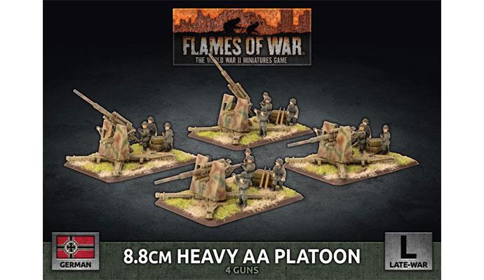 Flames of War: German 8.8cm Heavy AA Platoon (Late War) (ONLINE ORDER ONLY)