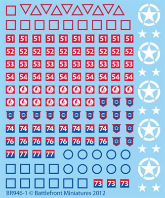Flames of War: British Decals (Late War) (ONLINE ORDER ONLY)