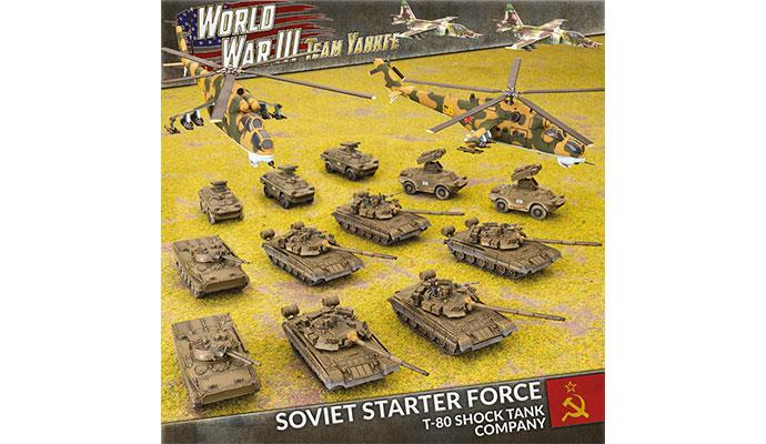 Team Yankee: Soviet Starter Force - T-80 Shock Tank Company (ONLINE ORDER ONLY)