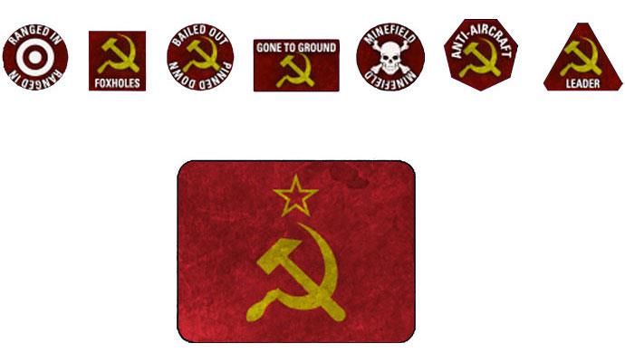 Team Yankee: Soviet Token Set (ONLINE ORDER ONLY)