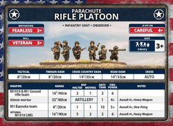 Flames of War: D-Day - American Unit Cards (ONLINE ORDER ONLY)