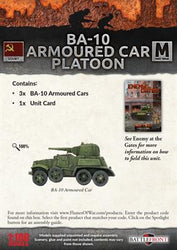 Flames of War: Soviet BA-10 Armoured Car Platoon (Mid War) (ONLINE ORDER ONLY)