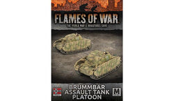 Flames of War: German Brummbar Assault Tank Platoon (Mid War) (ONLINE ORDER ONLY)
