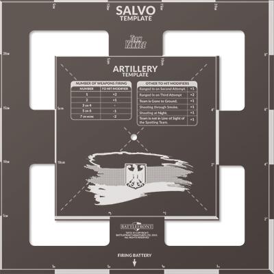 Team Yankee: Template - German Edition (ONLINE ORDER ONLY)