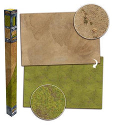 Battlefield in a Box: Gaming Mat - Grassland/Desert (ONLINE ORDER ONLY)