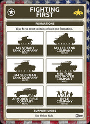 Flames of War: American Patton’s Fighting First (Mid War) (ONLINE ORDER ONLY)