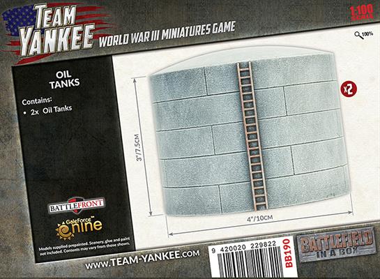 Team Yankee: Oil Tanks (ONLINE ORDER ONLY)