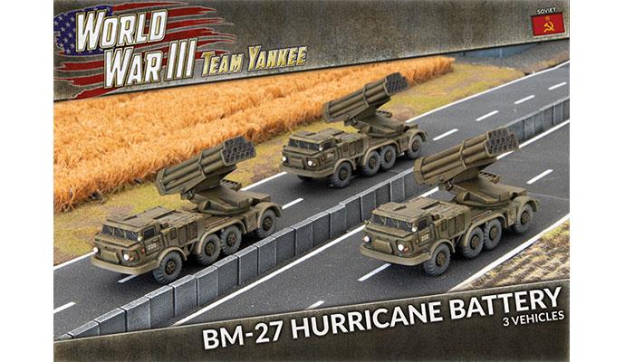 Team Yankee: BM-27 Hurricane Rocket Launcher Battery (ONLINE ORDER ONLY)