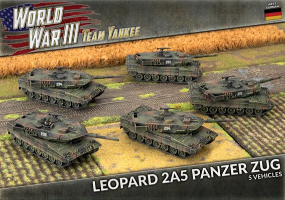 Team Yankee: West German Leopard 2A5 Panzer Zug (ONLINE ORDER ONLY)